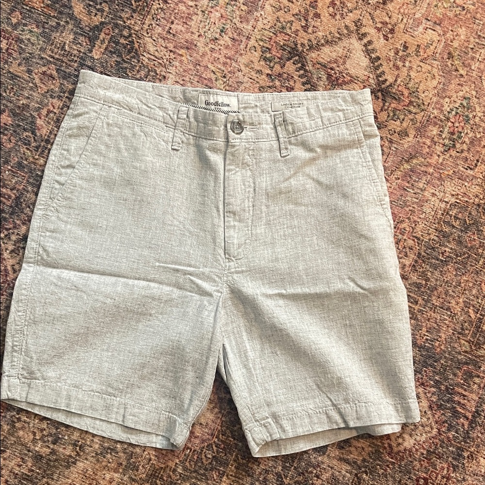 Goodfellow & Co Light Gray Flat Front Shorts